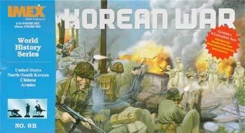 Imex 611 1/72 Korean War US Army (100), Republic of Korea Troops (50), Chinese PLA (50), North Korean KPA (106)