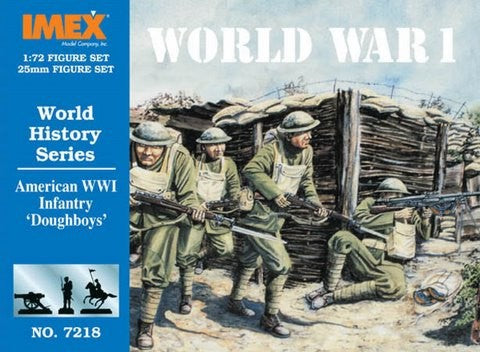 Imex 7218 1/72 WWI American Infantry Doughboys (50)