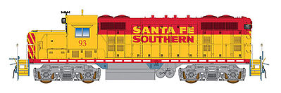 Intermountain Railway 49841 HO Scale GP16 w/DCC -- Santa Fe Southern (red, yellow)