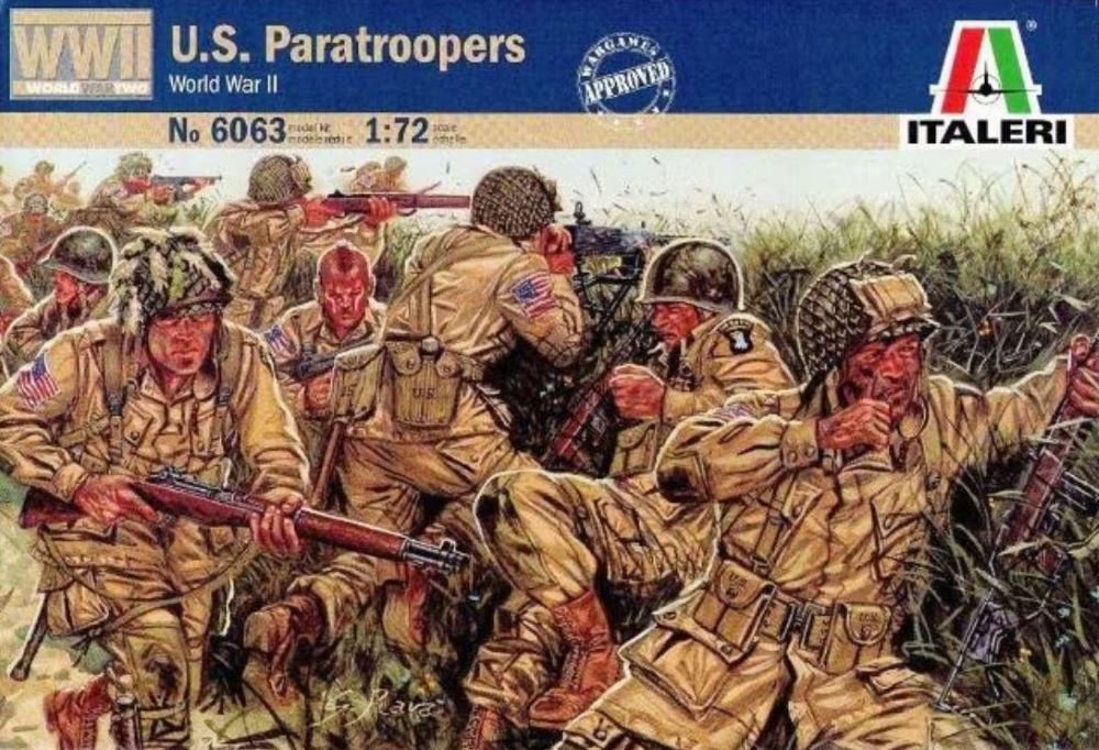 Italeri 6063 1/72 WWII US Paratroopers 101st Airborne Division (50)