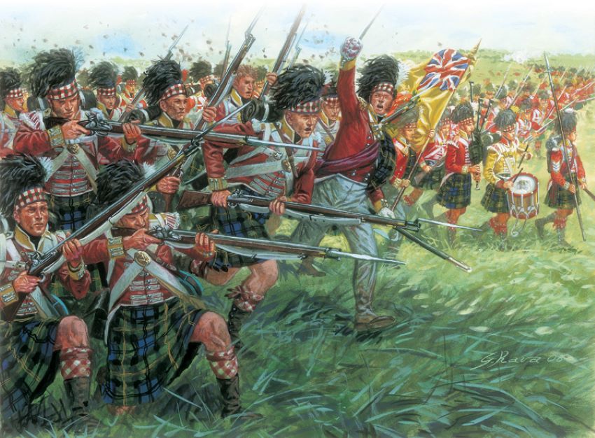 Italeri 6136 1/72 Napoleonic War: Scots Infantry (36)