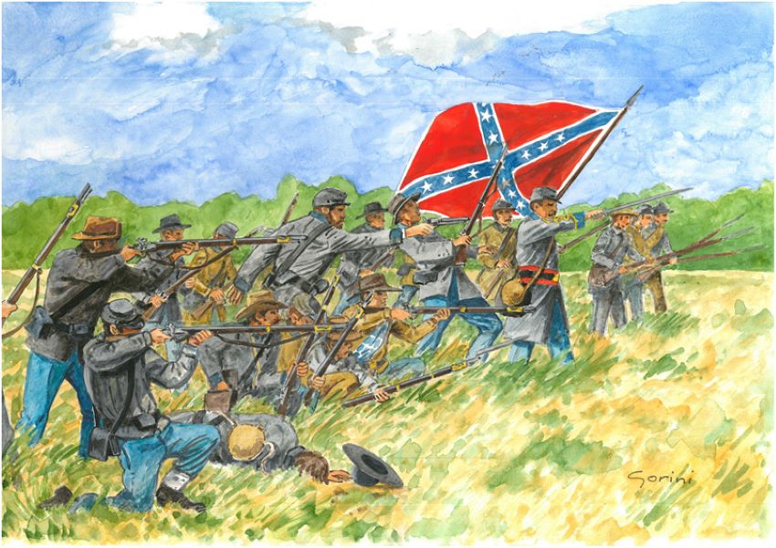 Italeri 6178 1/72 American Civil War Confederate Infantry (50)