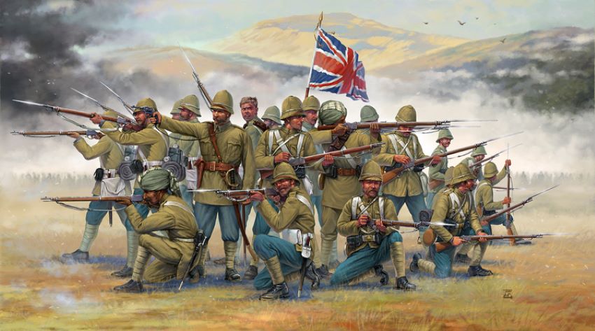 Italeri 6187 1/72 British Infantry & Sepoys Soldiers Colonial Wars (50)