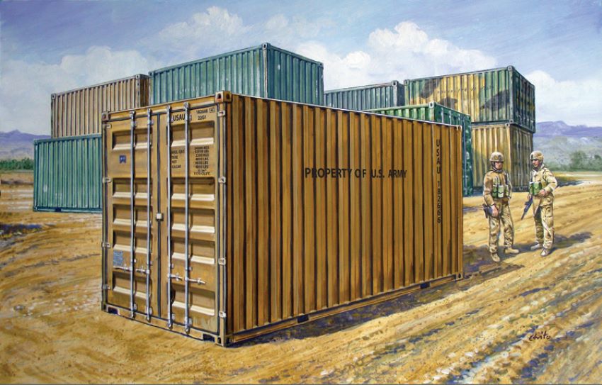 Italeri 6516 1/35 20' Military Container