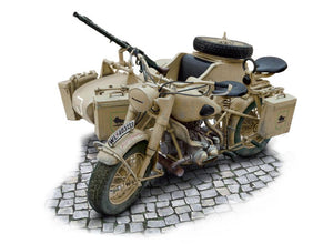 Italeri 7403 1/9 BMW R75 German Military Motorcycle w/Sidecar