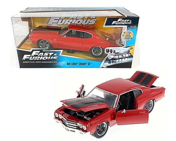 Jada 97193 1/24 Fast & Furious Dom's Chevy Chevelle SS Car