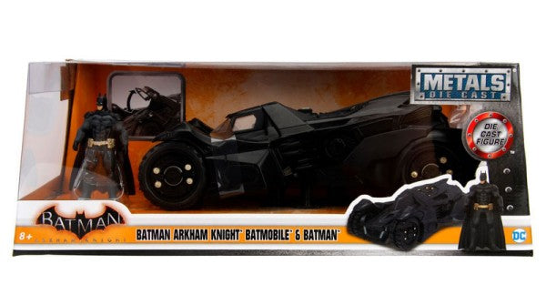 Jada 98037 1/24 Batman Arkham Knight 2017 Batmobile w/Batman Figure