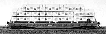 Jaeger Products 300 HO Scale 40/50' Flat Car Lumber Load -- Edward Hines