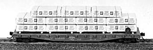 Jaeger Products 300 HO Scale 40/50' Flat Car Lumber Load -- Edward Hines