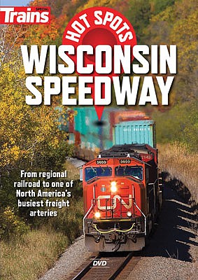 Kalmbach Publishing 15144 All Scale Trains Hot Spots: Wisconsin Speedway DVD -- 1 Hour, 15 Minutes