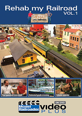 Kalmbach Publishing 15307 All Scale Rehab My Railroad DVD -- Volume 1 (59 Minutes)