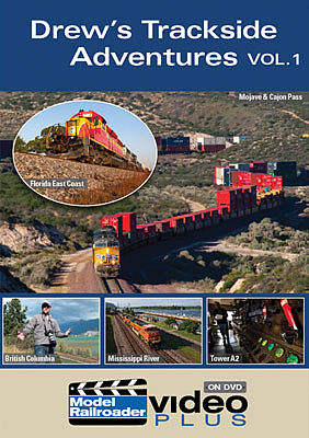 Kalmbach Publishing 15308 All Scale Drew's Trackside Adventures DVD -- Volume 1 (1 Hour, 17 Minutes)