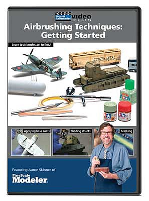 Kalmbach Publishing 15347 All Scale Airbrushing Techniques: Getting Started -- 1 Hour, 30 minutes