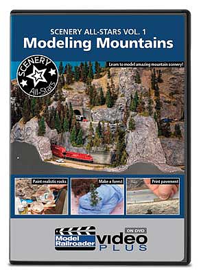Kalmbach Publishing 15349 All Scale Scenery All-Stars DVD -- Volume 1: Modeling Mountains