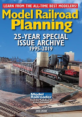 Kalmbach Publishing 15362 All Scale Model Railroad Planning 25 Year Archive DVD-ROM -- Works on Windows PC XP, Vista, 7, 8 or 10 and Mac OXX 10.4.11 or Higher