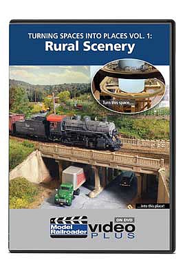 Kalmbach Publishing 15366 All Scale Turning Spaces into Places DVD -- Volume 1: Rural Scenery, 1 Hour, 24 Minutes