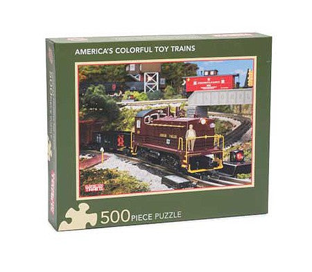 Kalmbach Publishing 69713 All Scale America's Colorful Toy Trains Puzzle -- 500 Pieces, 15 x 21" 38.1 x 53.3cm