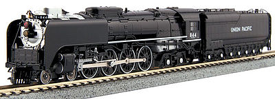 Kato 1260401 N Scale Class FEF-3 4-8-4 - Standard DC -- Union Pacific #844 (black, graphite)