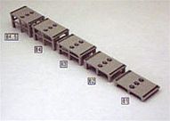 Kato 23049 N Scale Double Track Incline Piers -- Auxiliary Set