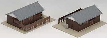 Kato 23235 N Scale Rural Section House - Assembled
