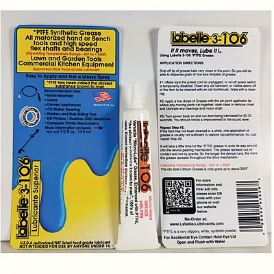 Labelle Industries 3106 All Scale No. 3-106 Motor Tool Grease -- 1/2oz 14.9ml