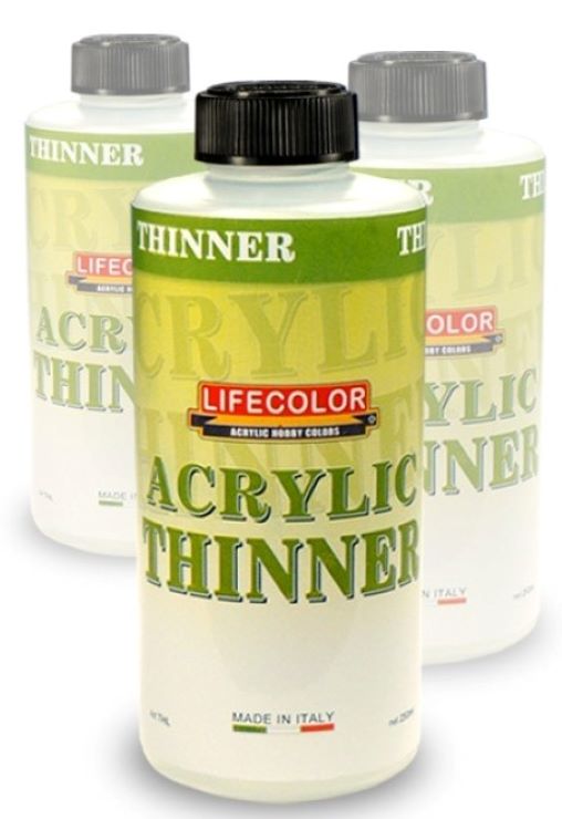 Lifecolor 2130 Acrylic Thinner (250ml Bottle)
