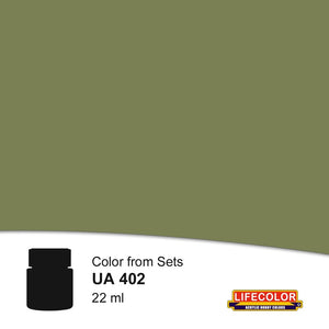 Lifecolor 402 Field Grey 1 Acrylic for CS4 German WWII Uniforms (22ml Bottle)