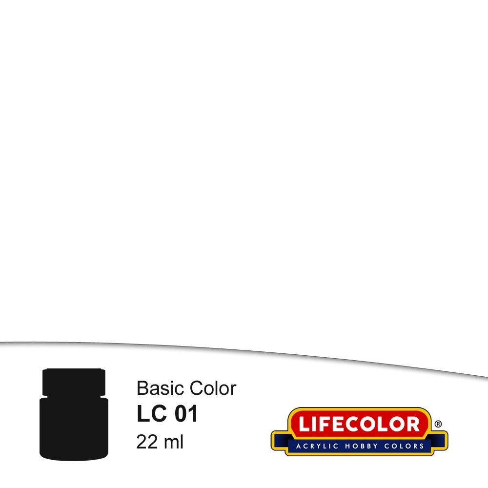 Lifecolor LC1 Matt White FS37925 Acrylic (22ml Bottle)