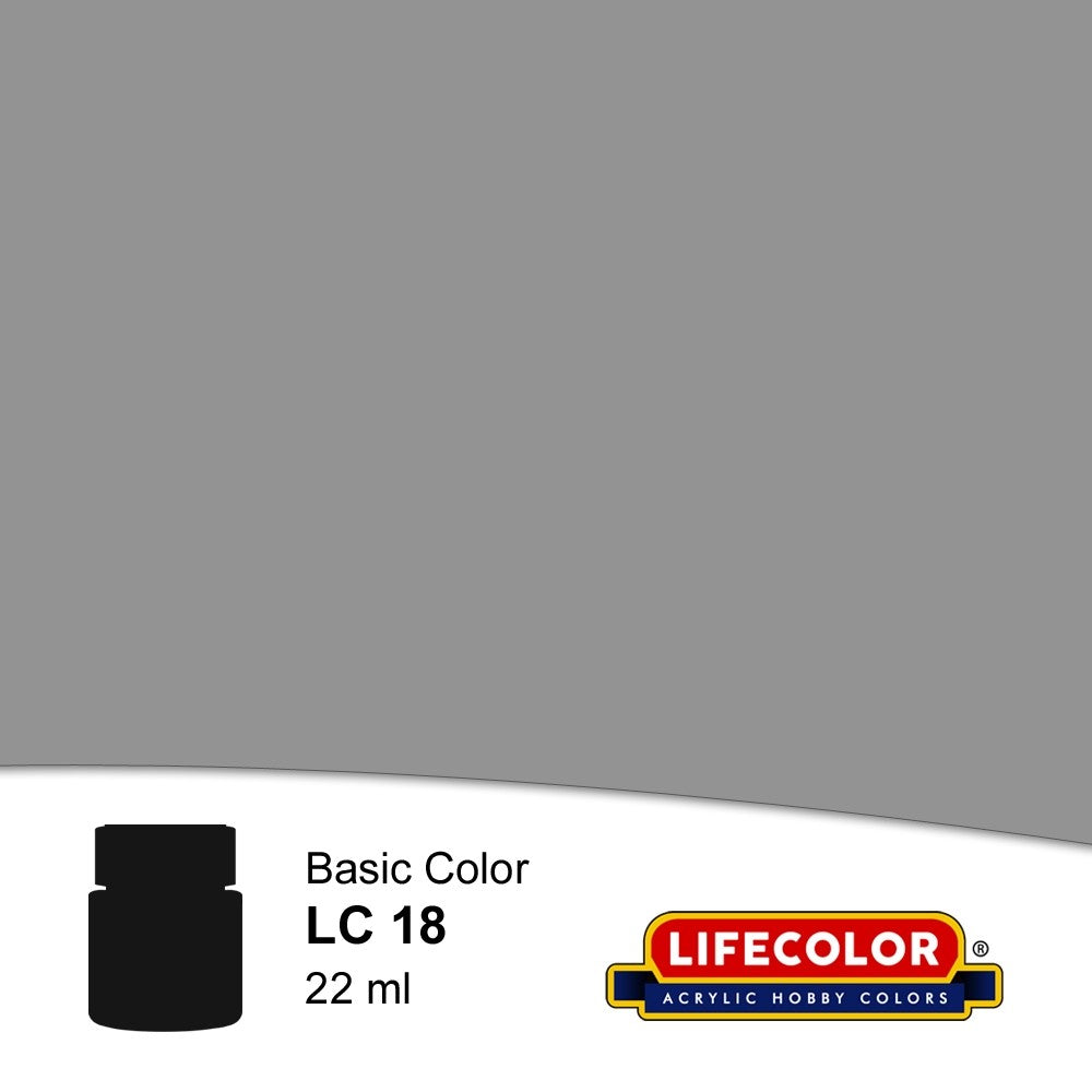 Lifecolor LC18 Matt Light Grey FS36300 Acrylic (22ml Bottle)