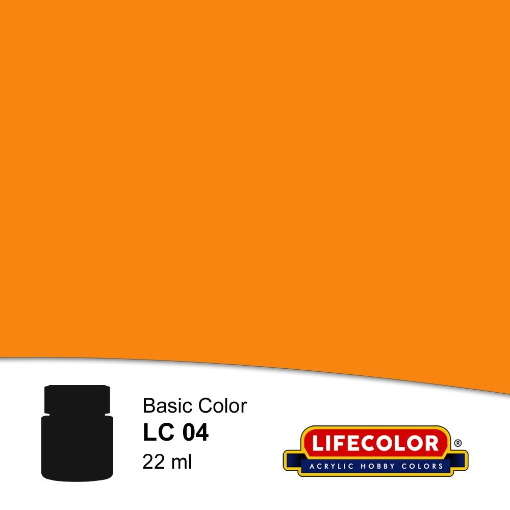 Lifecolor LC4 Matt Dark Yellow FS33432 Acrylic (22ml Bottle)