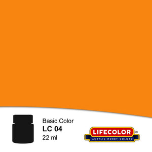 Lifecolor LC4 Matt Dark Yellow FS33432 Acrylic (22ml Bottle)