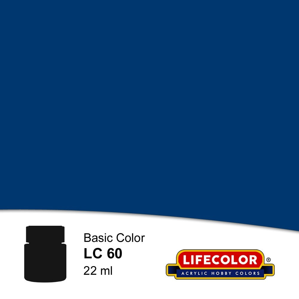 Lifecolor LC60 Gloss Dark Blue FS15052 Acrylic (22ml Bottle)