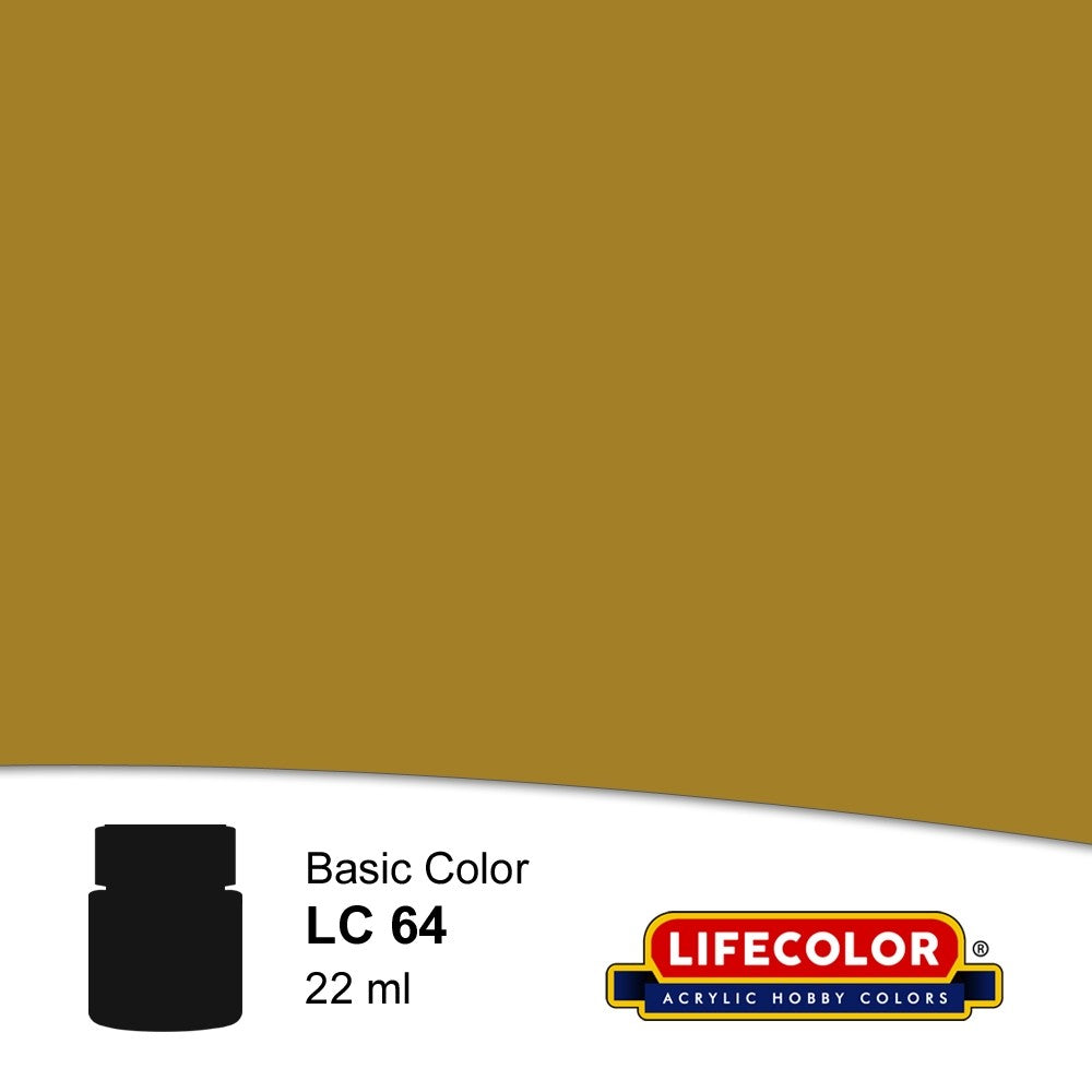 Lifecolor LC64 Gloss Ochre FS13275 Acrylic (22ml Bottle)