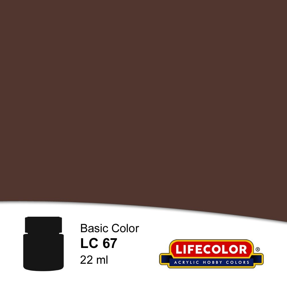 Lifecolor LC67 Gloss Brown FS10059 Acrylic (22ml Bottle)
