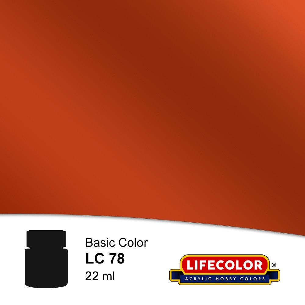 Lifecolor LC78 Gloss Copper Acrylic (22ml Bottle)
