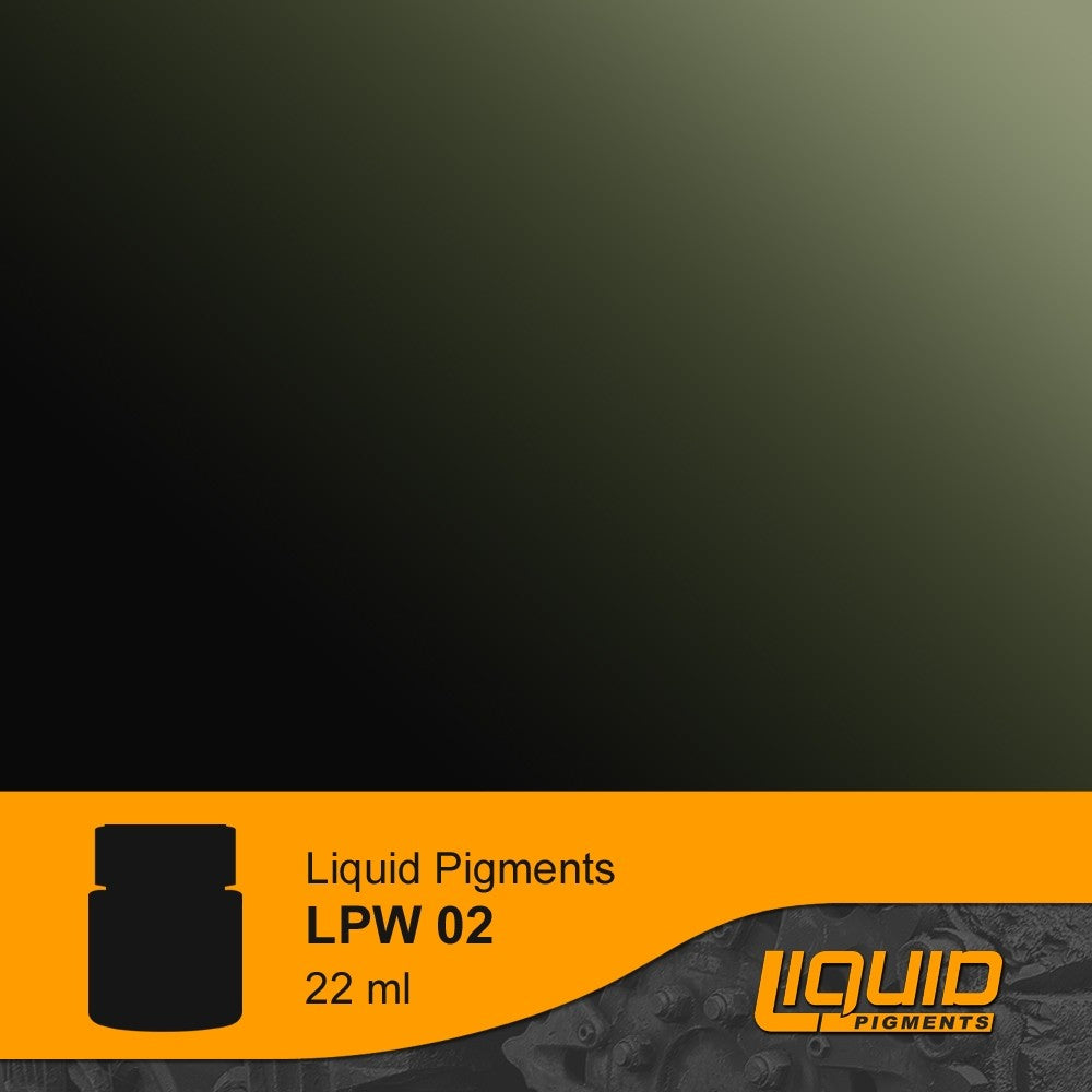 Lifecolor LPW2 Black Umber Liquid Pigment for LP1 Tanks & Vehicles (22ml Bottle) (D)