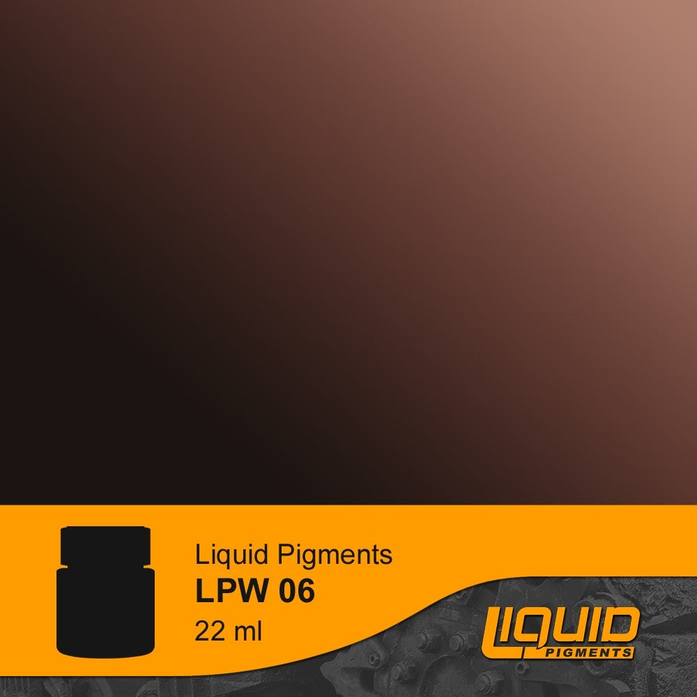 Lifecolor LPW6 Deep Rust Liquid Pigment for LP2 Rust Wizard (22ml Bottle) (D)