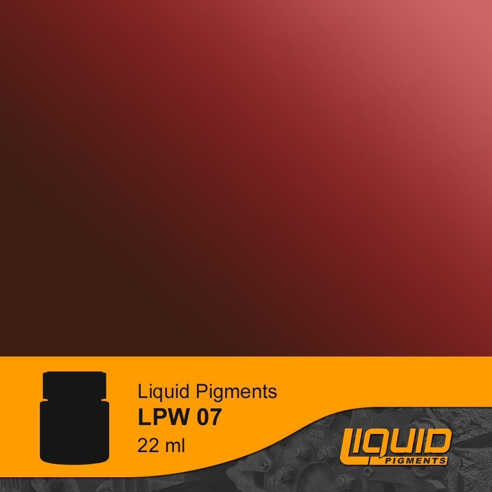 Lifecolor LPW7 Eroding Dark Rust Liquid Pigment for LP2 Rust Wizard (22ml Bottle) (D)