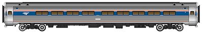 Walthers Proto 920-11205 HO Scale 85' Amfleet I 84-Seat Coach - Ready To Run -- Amtrak(R) Phase VI (Travelmark)