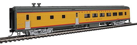 Walthers Proto 920-18104 HO Scale 85' ACF 48-Seat Diner Union Pacific(R) Heritage - Ready-to-Run - Standard -- Union Pacific #4804 (City of Los Angeles; Armour Yellow, gray, red)