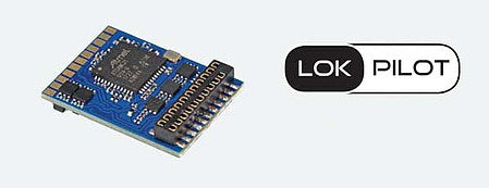 LokSound By ESU 59610 HO Scale LokPilot 5 DCC-MM-SX-M4 Multi-Protocol Control-Only Decoder -- NEM652 8-Pin Interface