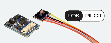 LokSound By ESU 59828 N Scale LokPilot 5 Micro DCC-Only Control-Only Decoder -- Next18 Interface
