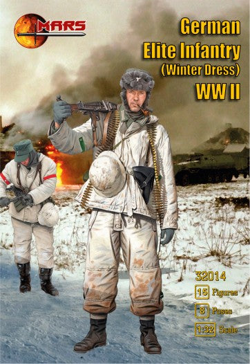 Mars Models 32014 1/32 WWII German Elite Infantry Winter Dress (15)