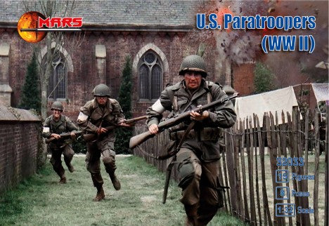 Mars Models 32033 1/32 WWII US Paratroopers (15)