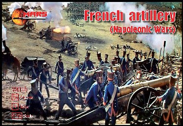 Mars Models 72016 1/72 Napoleonic War French Artillery (16) w/Guns (4)