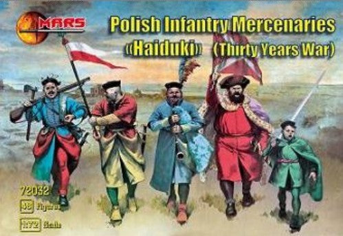 Mars Models 72033 1/72 Thirty Years War Polish Infantry Mercenaries (48)