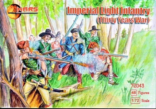 Mars Models 72043 1/72 Thirty Years War Imperial Light Infantry (48)