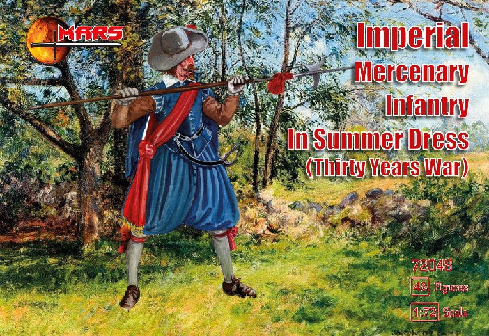 Mars Models 72048 1/72 Thirty Years War Imperial Mercenary Infantry Summer Dress (48)
