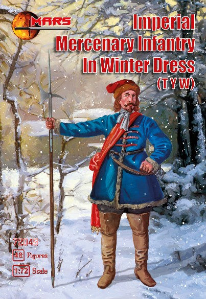 Mars Models 72049 1/72 Thirty Years War Imperial Mercenary Infantry Winter Dress (48)