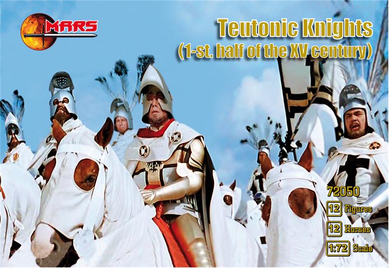 Mars Models 72050 1/72 1st Half XV Century Teutonic Knights (12 Mtd)